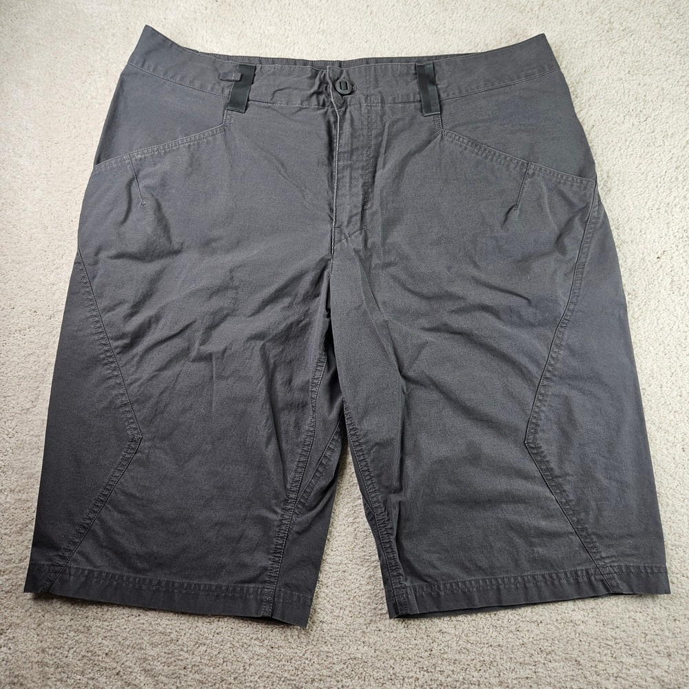 Men's Patagonia Gray‎ Organic Cotton Blend Hiking Shorts Sporty Active Size 38